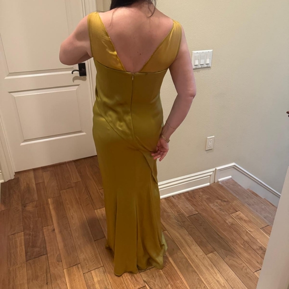 St. John’s Greenish/Gold Dress Brand New! - Picture 8 of 16